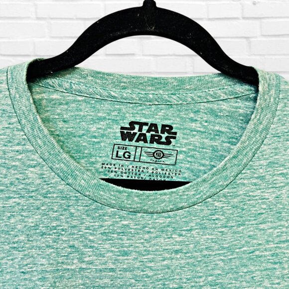 Disney Starwars Tetris Graphic Shirt Yoda, Darth Vader, R2-D2 Robot, RARE Tee - Picture 10 of 11
